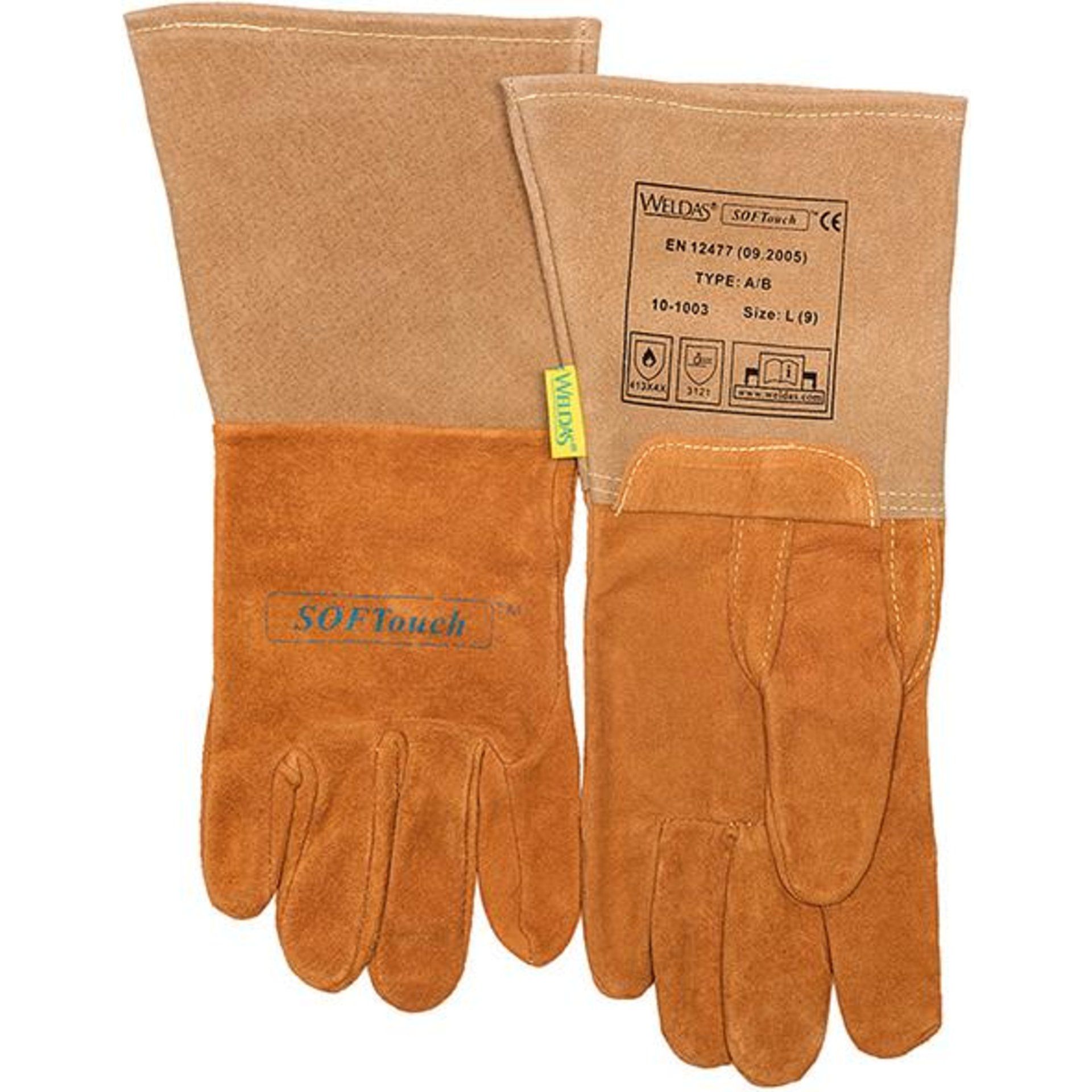 SOFTouch Schweins-Vollleder-Schweißerhandschuh