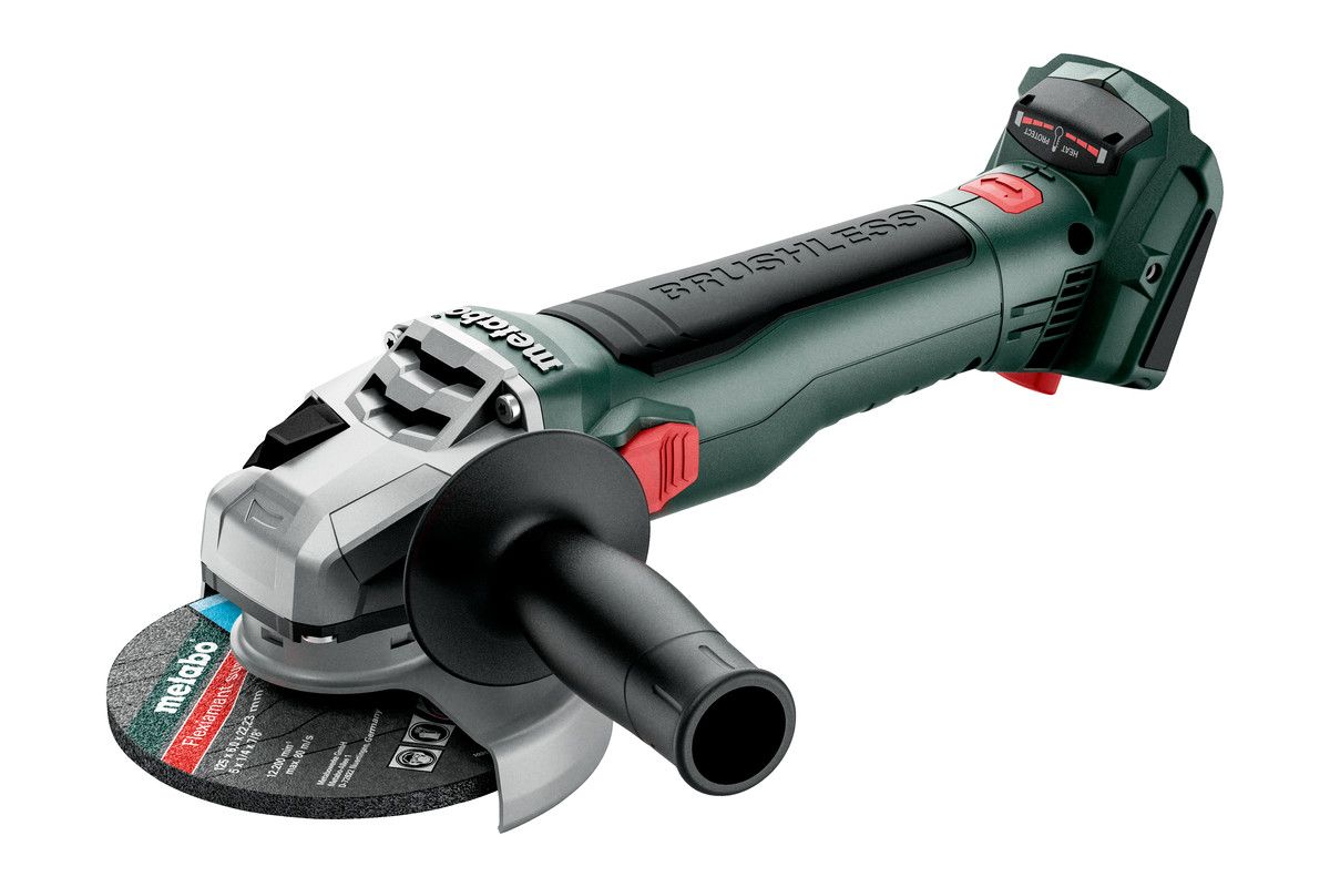 Akku-Winkelschleifer soloW 18 LT BL 11-125 Metabo ohne Akku ohne Ladegerät metaBOX