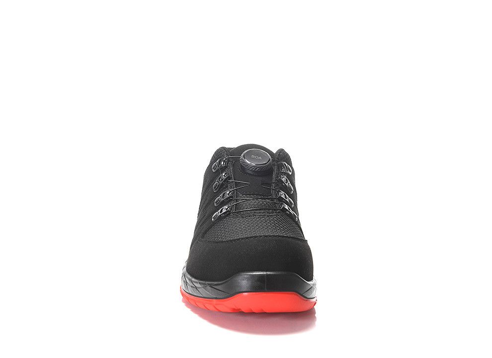 Sicherheitshalbschuh MADDOX Compo BOA® black-red Low ESD S3S, Gr. 34