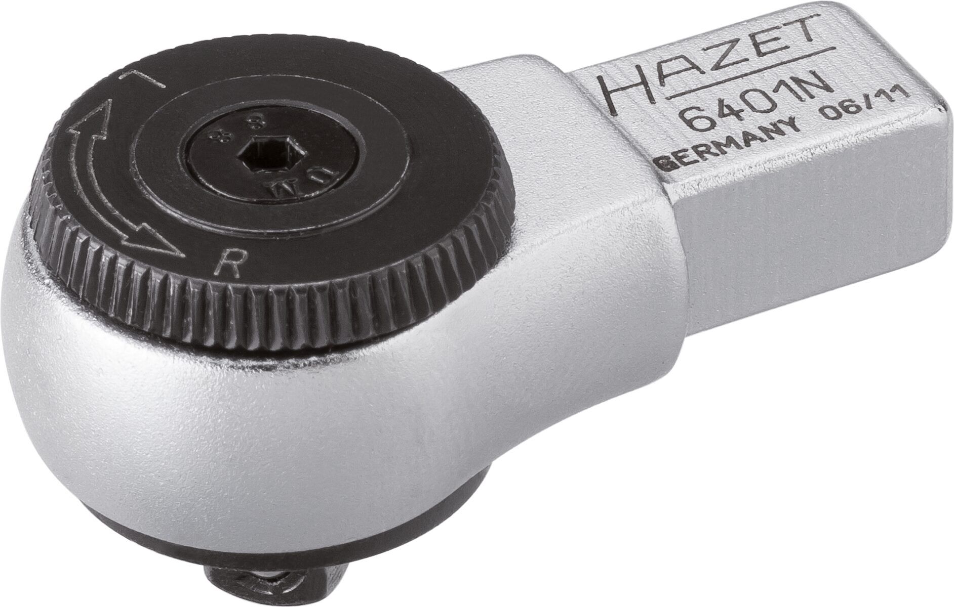 Einsteck-Umschaltknarre 1/4" 9x12mm 72 Zähne Hazet