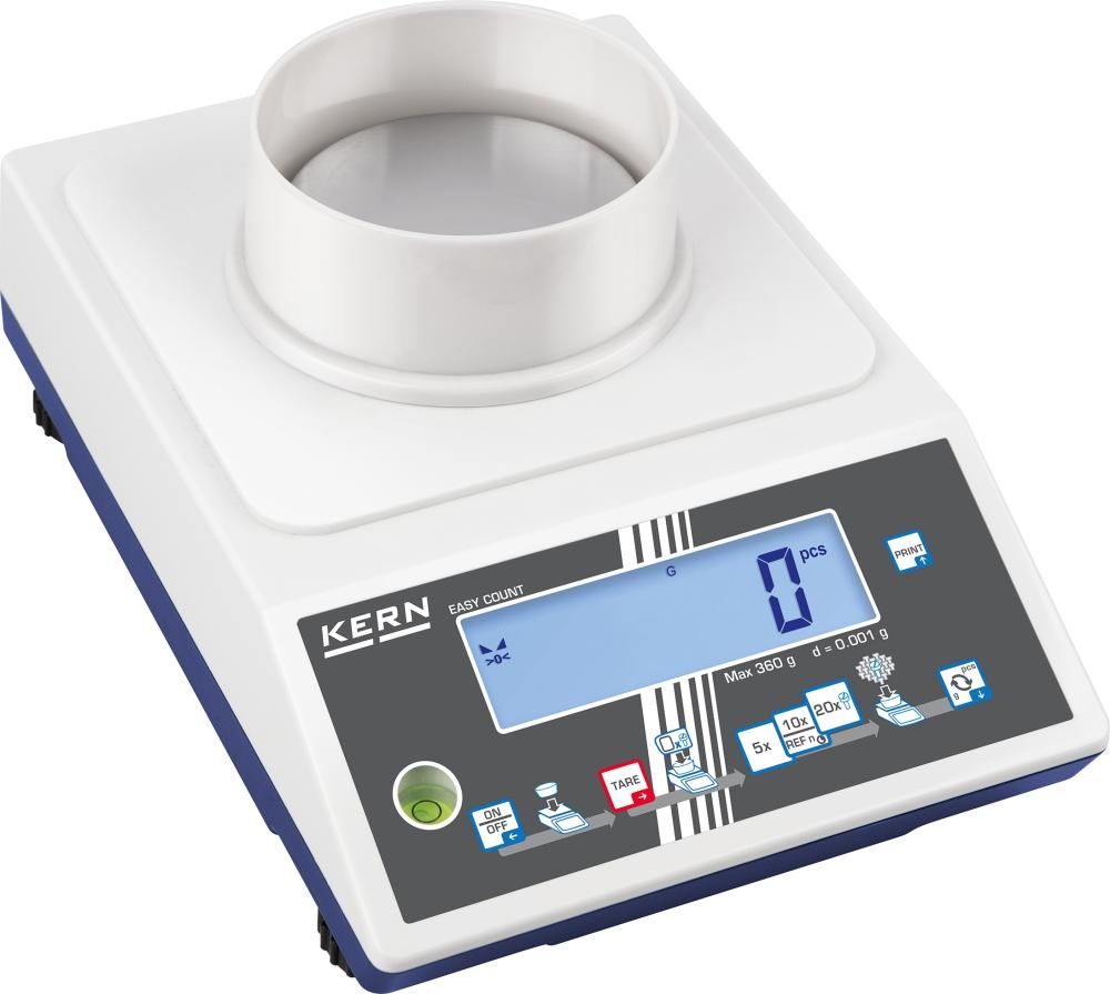 IoT-Line Zählwaage CKE 360-3 Ablesbarkeit 0,001 g bis 0,36 kg