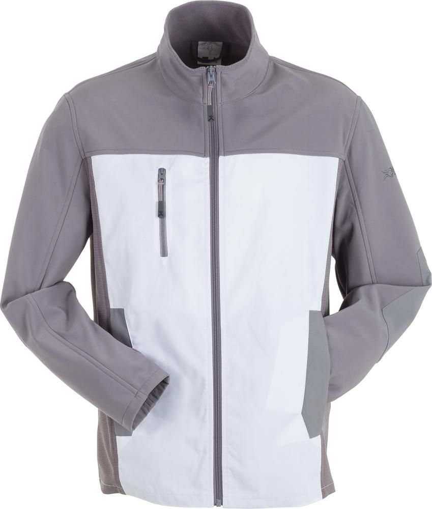 Hybridjacke, weiß/zink, Gr.24 Norit