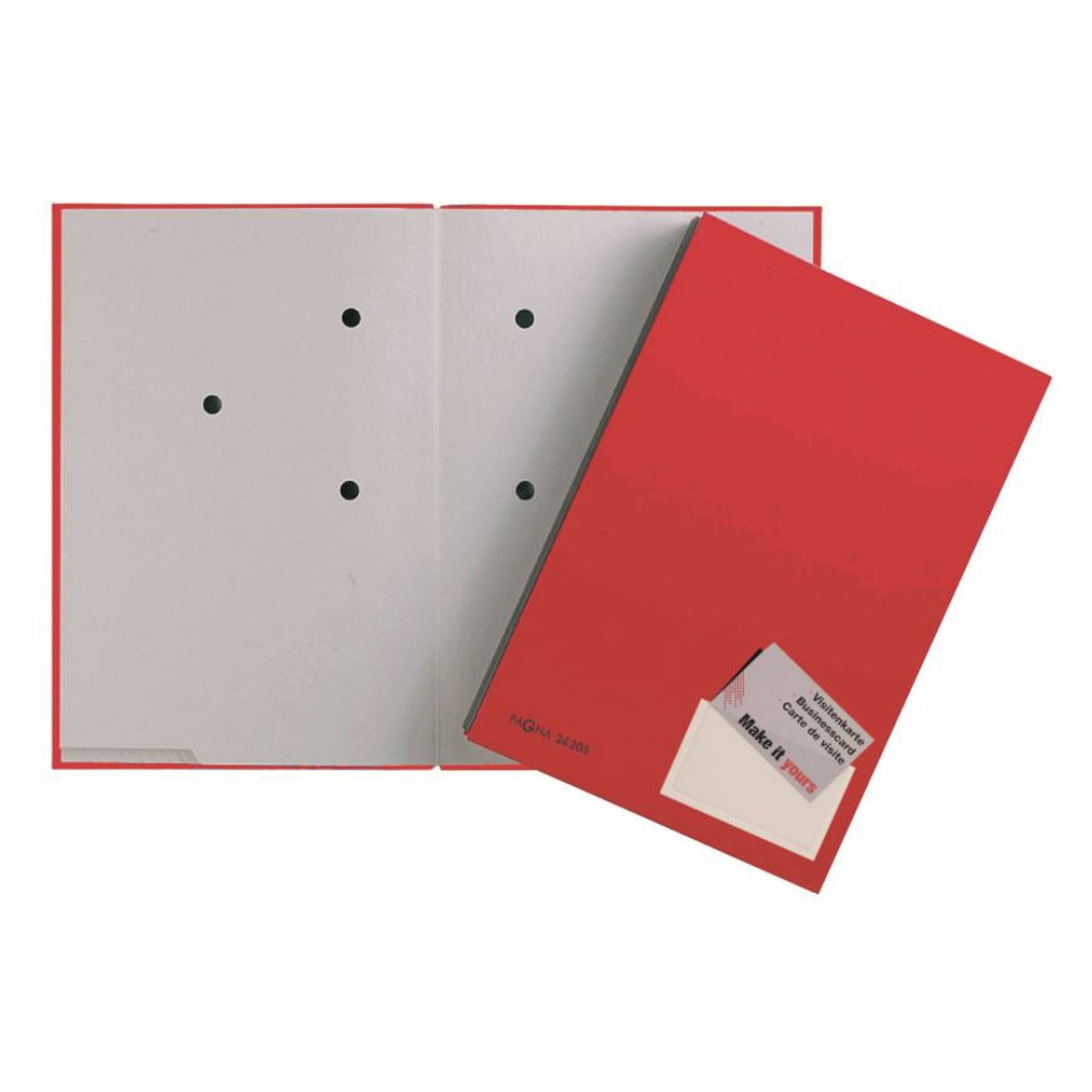 Unterschriftsmappe 20Fächer rot