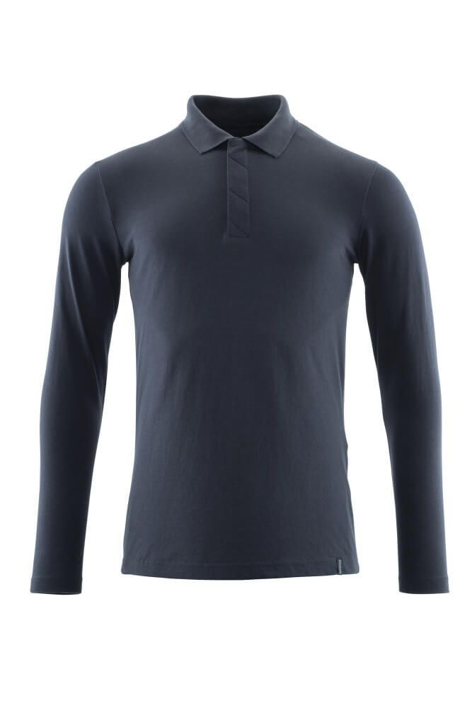 Polo-Shirt, Langarm Schwarzblau, 2XLONE