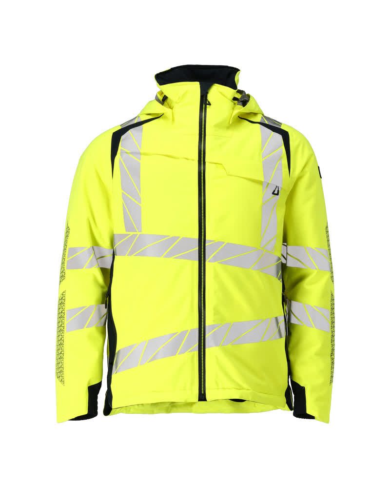 Winterjacke Hi-vis Gelb/Schwarzblau, 2XL