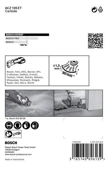 Bosch EXPERT MultiMaterial Segment Blade