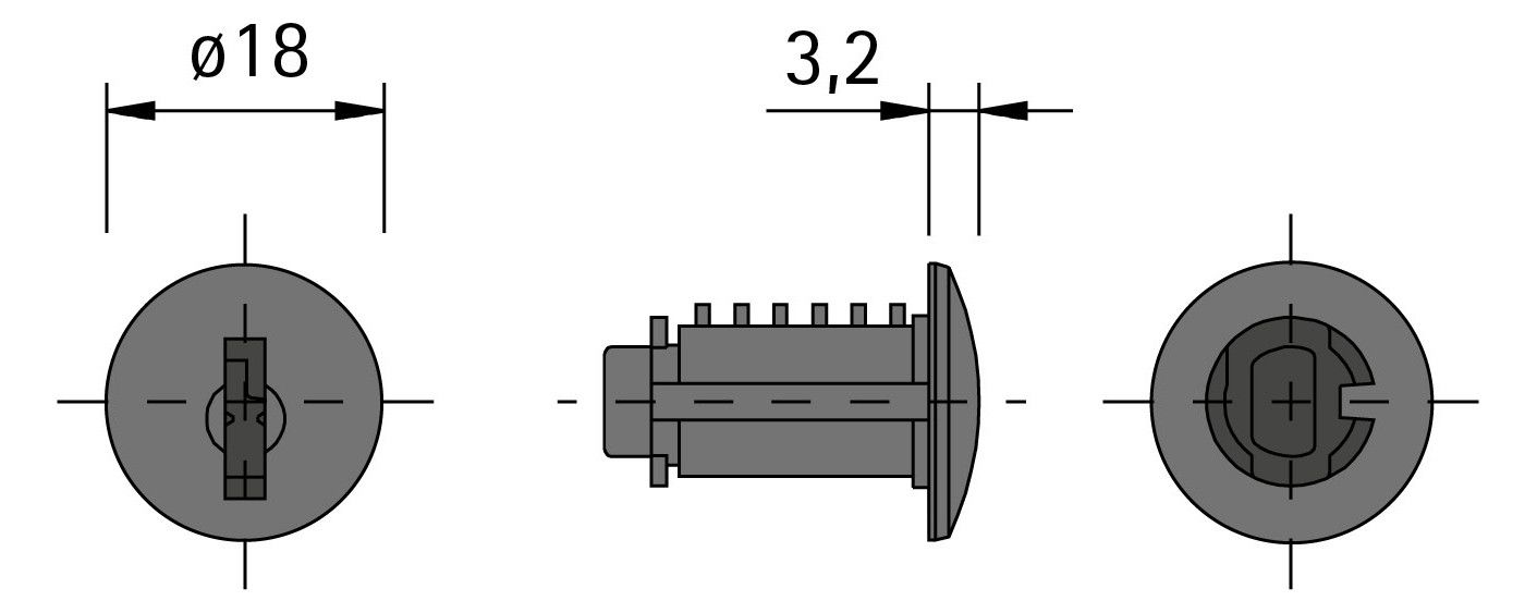 HETTICH Prestige Innenzylinder Z23
