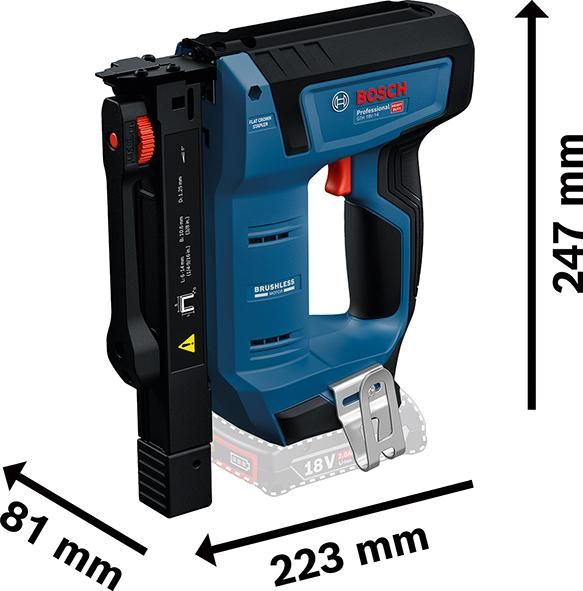 Akku-Tacker GTH 18V-14 ohne Akku ohne Ladegerät L-Boxx