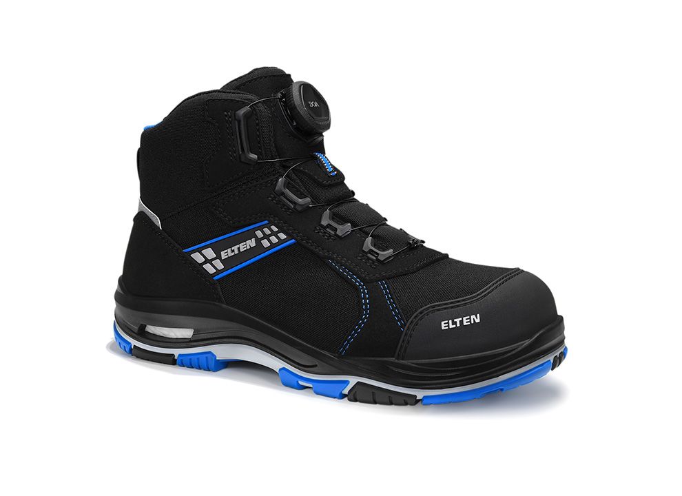 ELTEN IAN XXTP Pro BOA Sicherheitsstiefel Mid S3S ESD, Schwarz, Gr. 44
