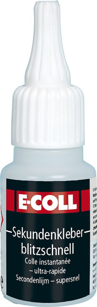 E-Coll Sekundenkleber Blitz- schnell 20g