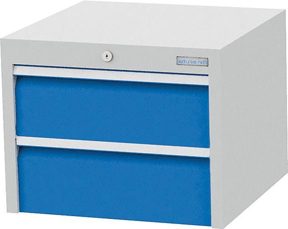 Unterhängeschrank 2 Schubladen 7035/5012 Traglast je 50kg B530xT500xH469mm