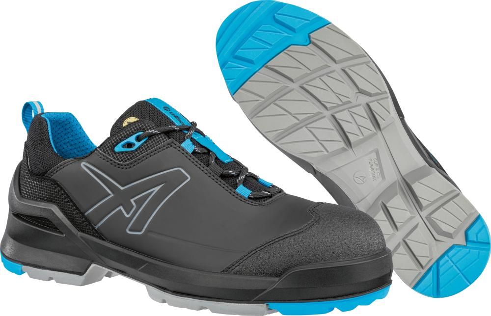 Halbschuh TARAVAL BLACK/BLUE LOW, ESD FO SR S3L, Gr.37