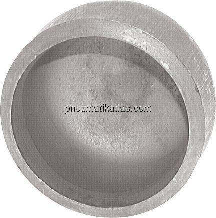 Rohrkappe 21,3x2,0mm, 1.4571, ähnlich DIN 28011