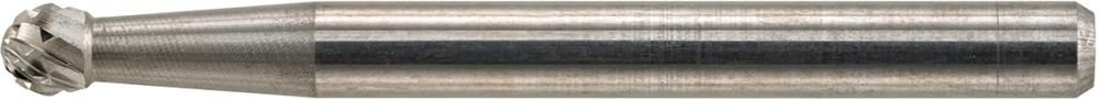 Kleinfrässtift HM kugelförmig 0302 C 3mm 3x2mm FORMAT
