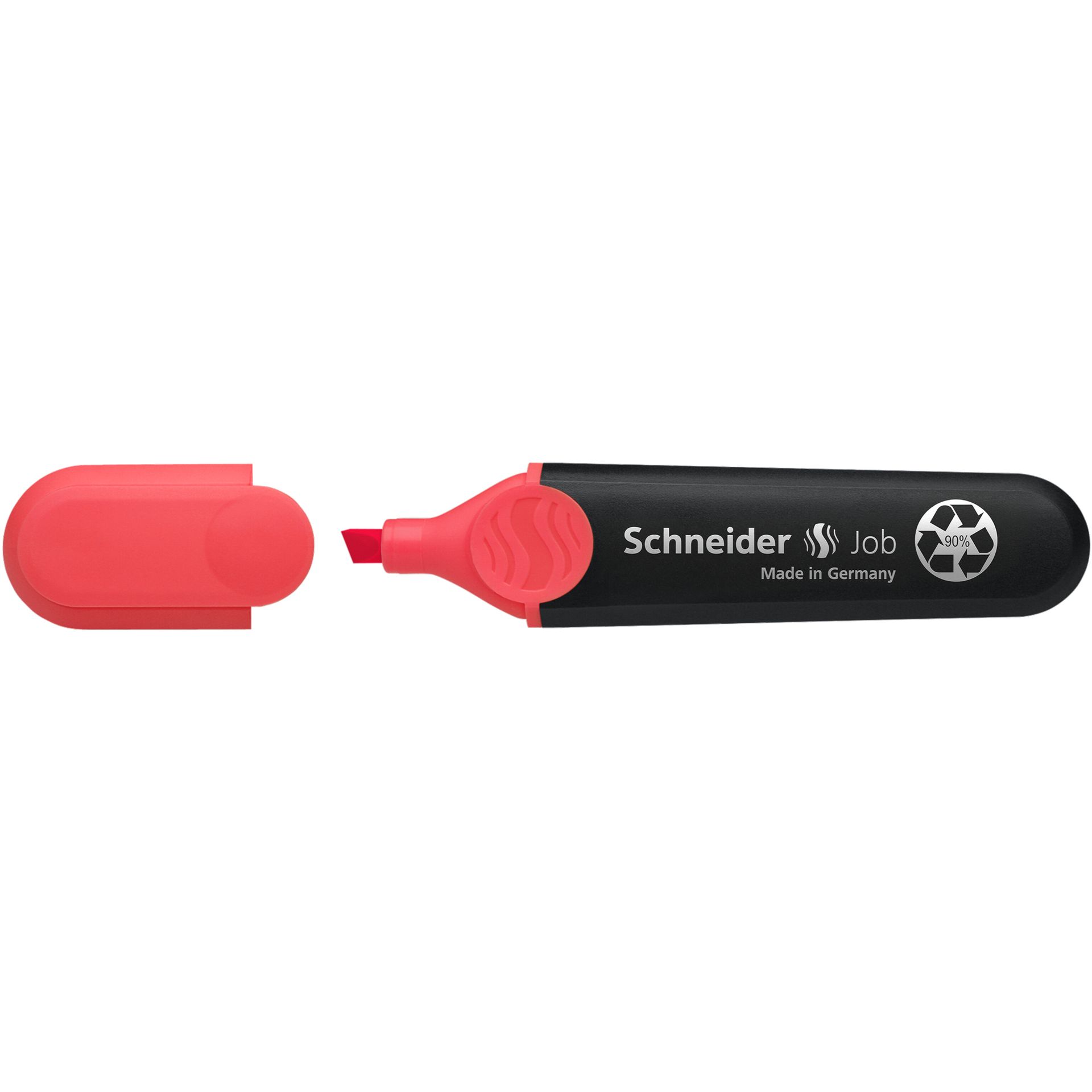 Textmarker Job 1+5mm rot