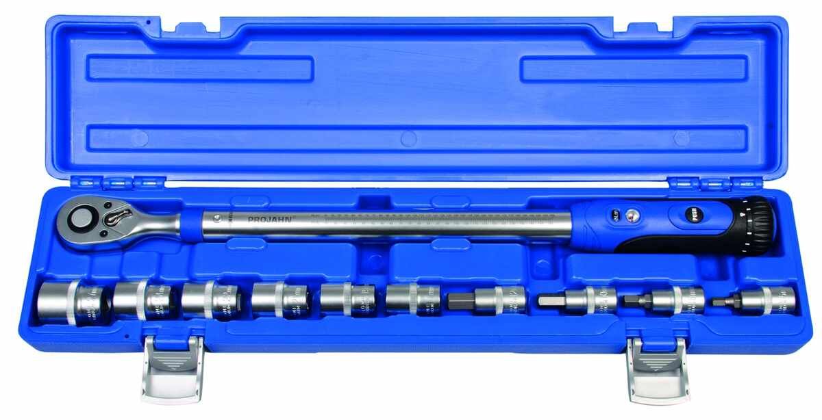 Projahn Drehmomentschlüssel 1/2 Zoll 11 tlg + Satz