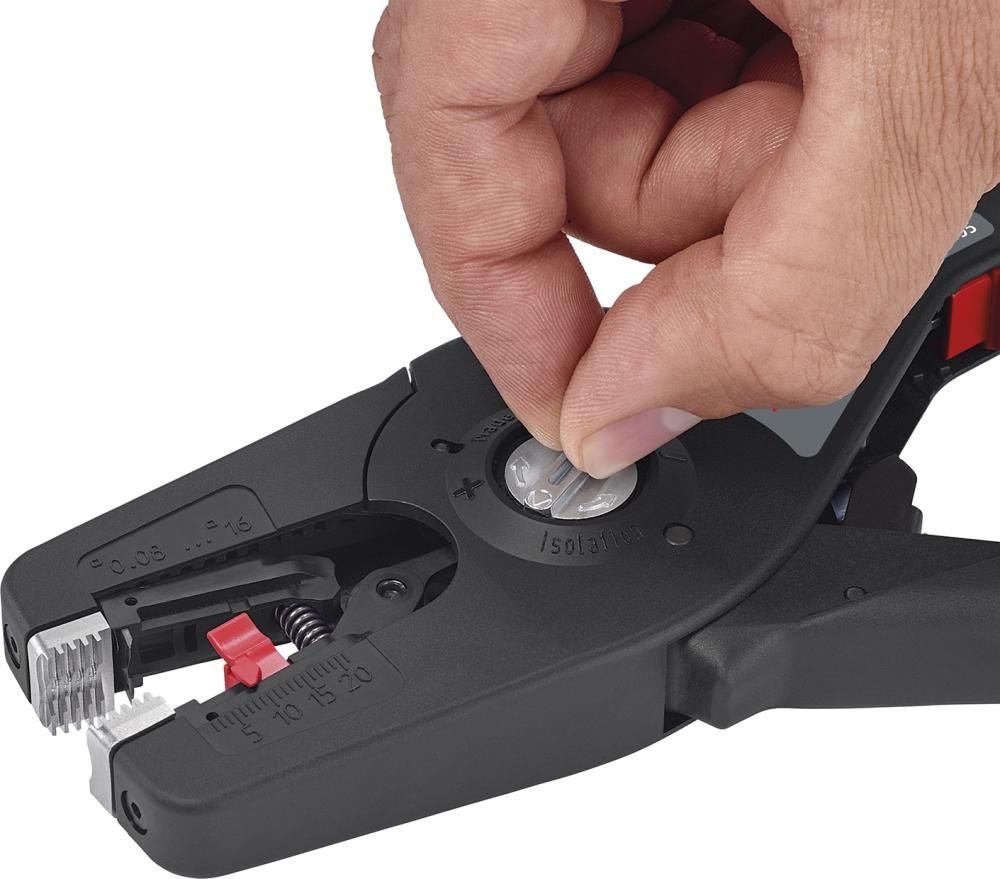 Automatik-Abisolierzange PreciStrip 16 12 52 195 KNIPEX