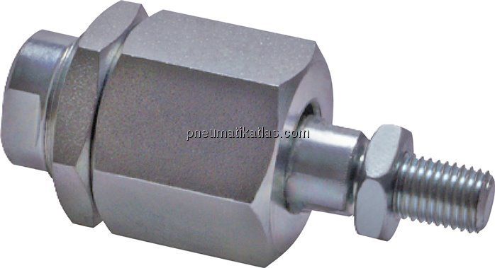 Flexokupplung M 12x1,25, Stahl verzinkt