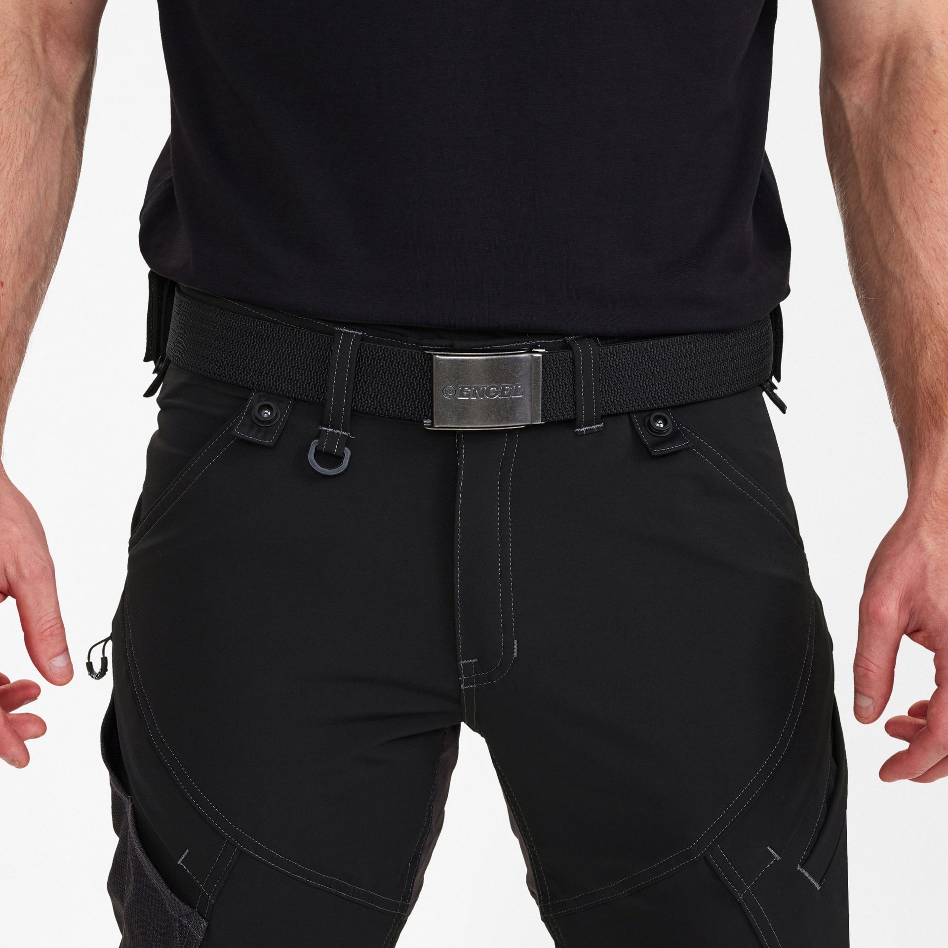 Stretchgürtel Schwarz, Gr. One size