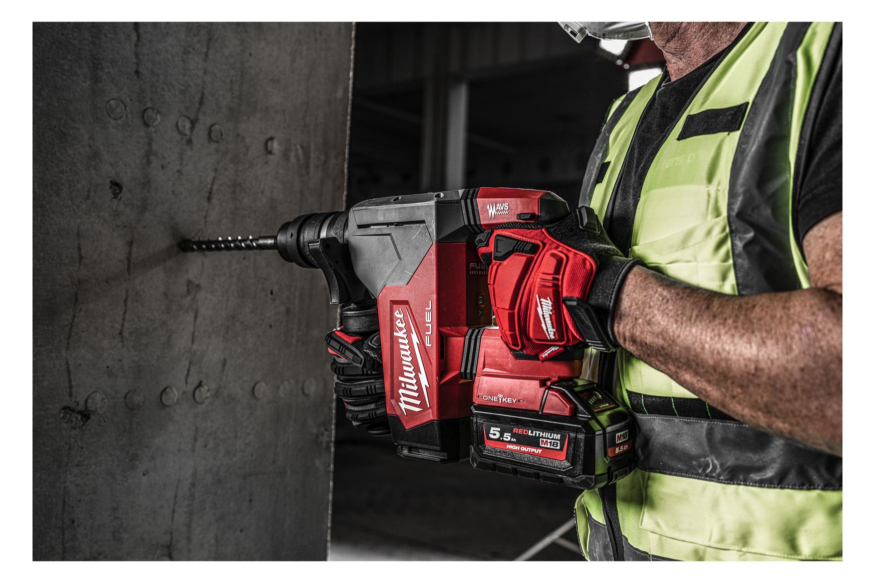MILWAUKEE Akku-Kombihammer, SDS-Plus