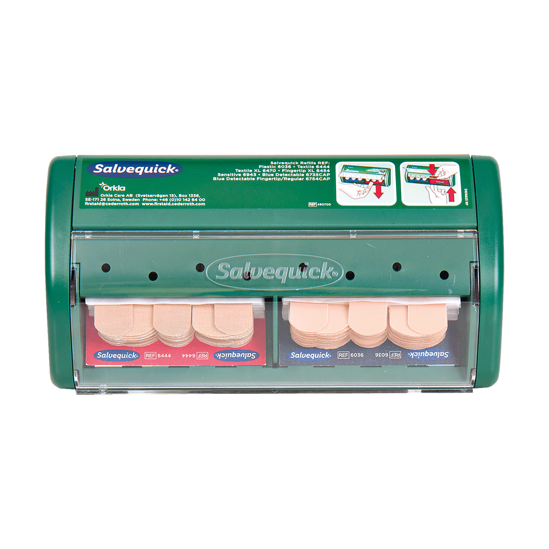 Pflaster-Spender Cederroth Refill 490700 incl. Refill 6444 und Refill 6036