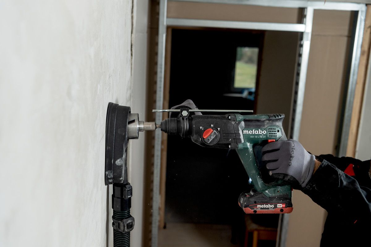Akku-Kombihammer solo KH 18 LTX 24 Metabo ohne Akku ohne Ladegerät metaBOX