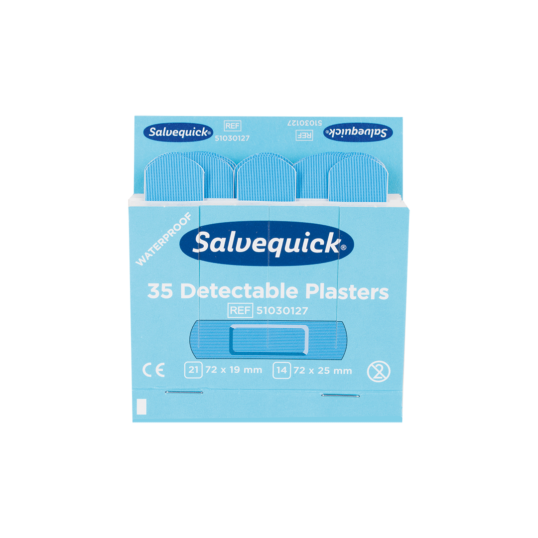 Salvequick Pflaster-Strips-Mix detectable Refill 51030127 VPE 6 Stück