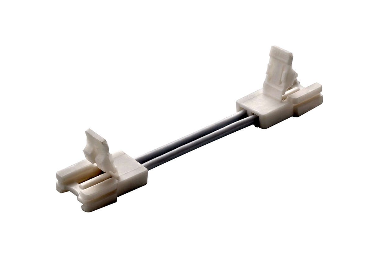 Eckverbinder mit Leitung für Flexband 8 mm