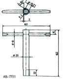 Feuerwehr-Dreikantschl für Dreikant 17 mm grade