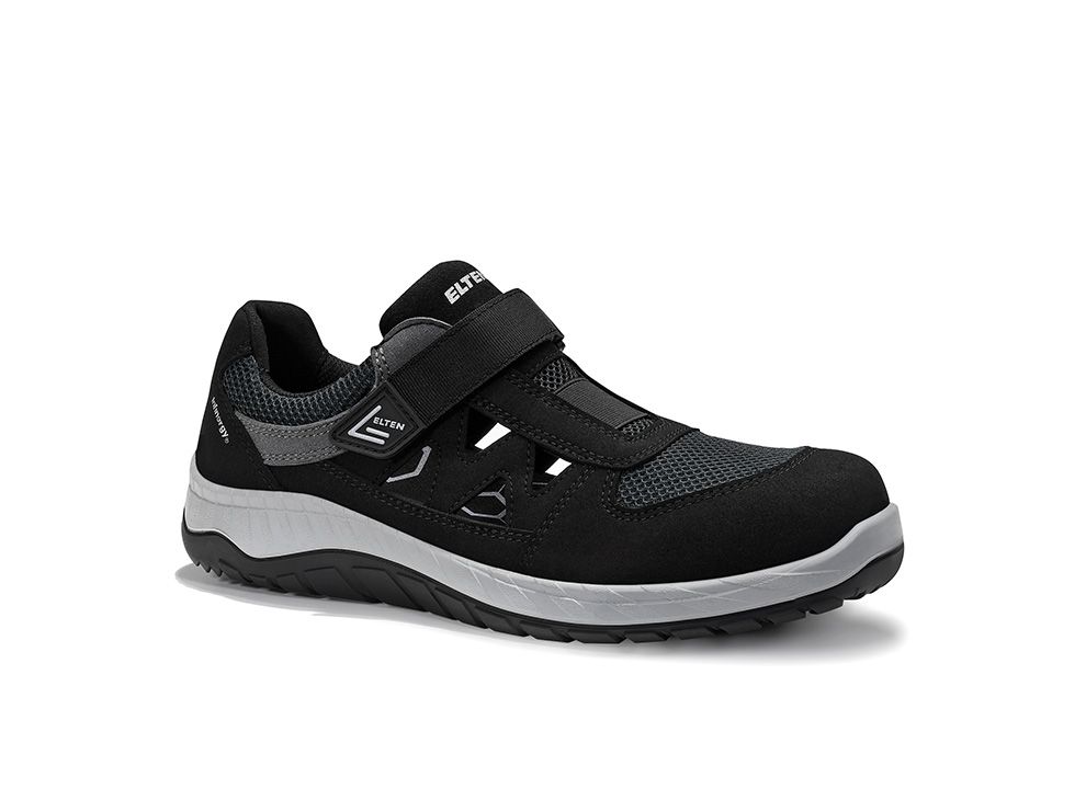Sicherheitssandale LONNY Compo black-grey Easy ESD S1PS, Gr. 34