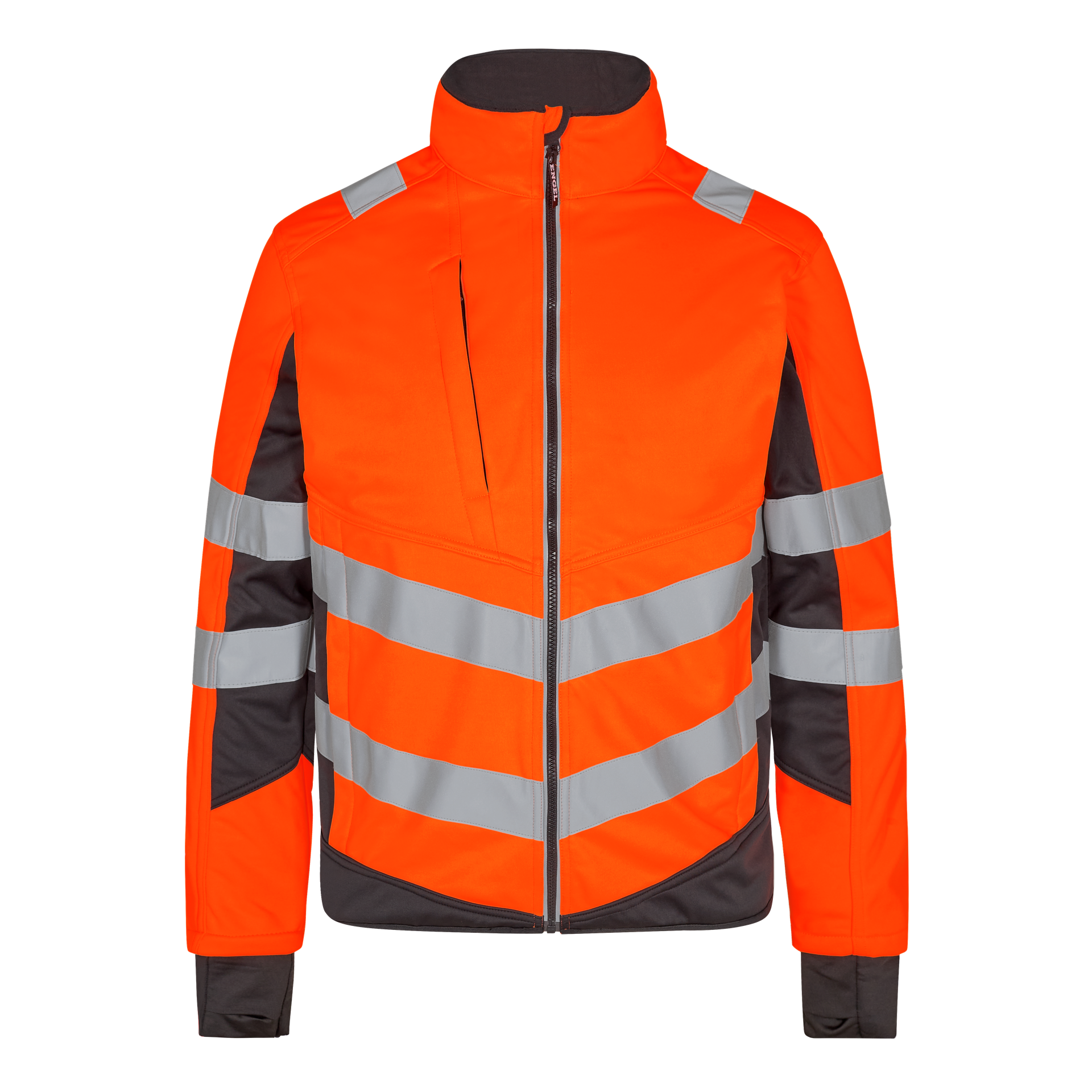 Safety Softshelljacke Orange/Anthrazit Grau, Gr. XS
