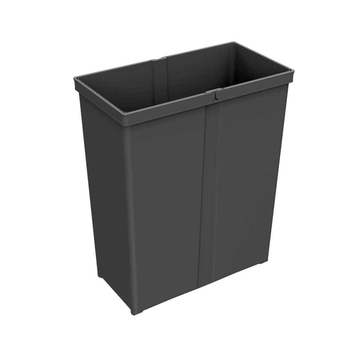 Eimer 40 l, Kunststoff, grau, B x T x H 223 x 418