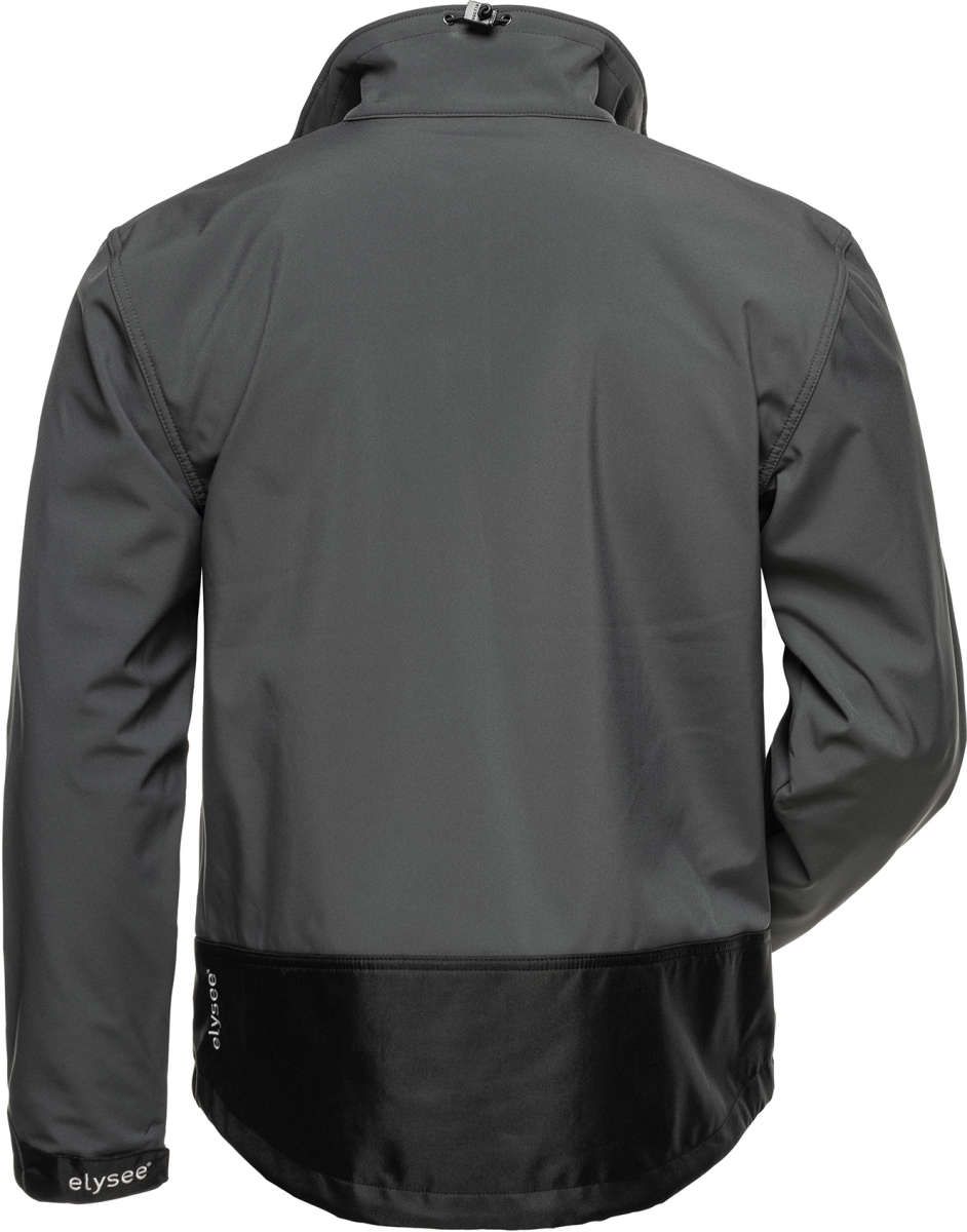 Jacke Beta, Softshell, Gr.L, grau/schwarz