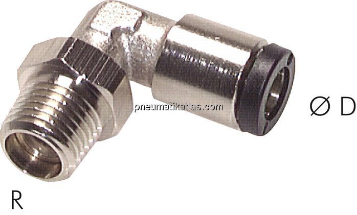 Winkel-Steckanschluss R 1/8"-4mm, Baureihe Topline