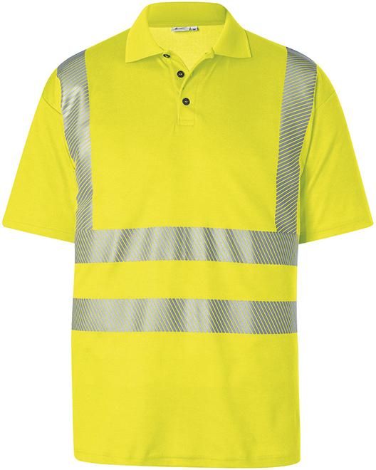 Kübler REFLECTIQ Warnschutz-Polo-Shirt, Gelb, Gr. XS