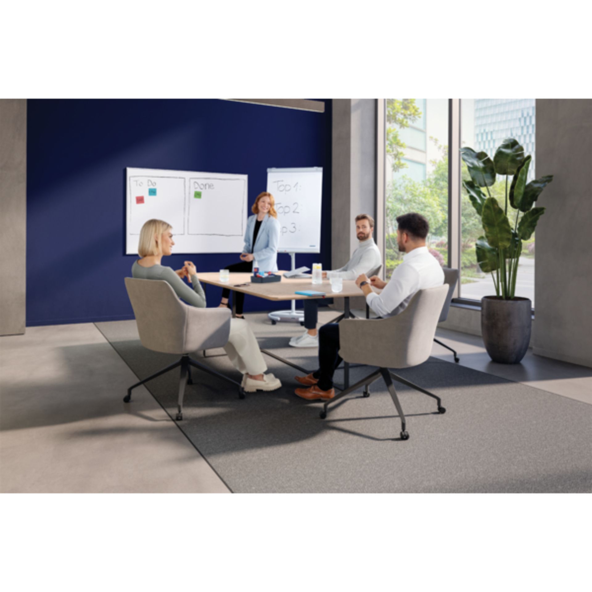 Flipchart Mobil Plus silber
