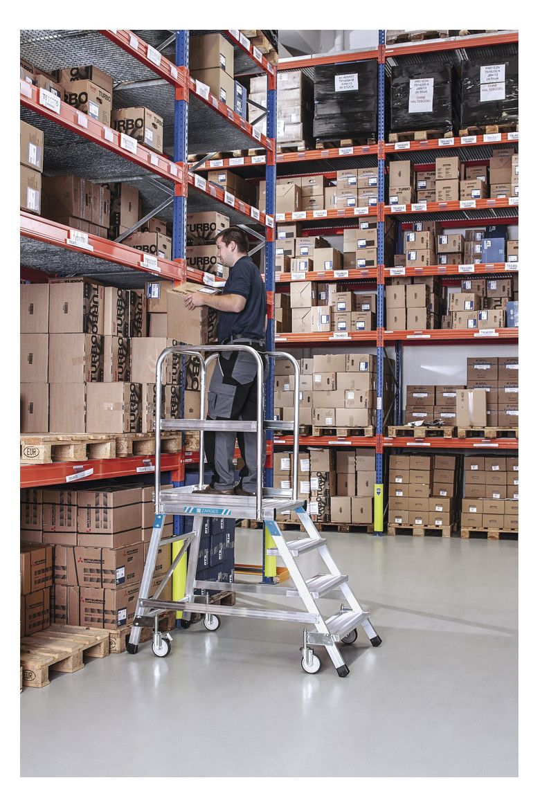 ZARGES Podesttreppe, fahrbar