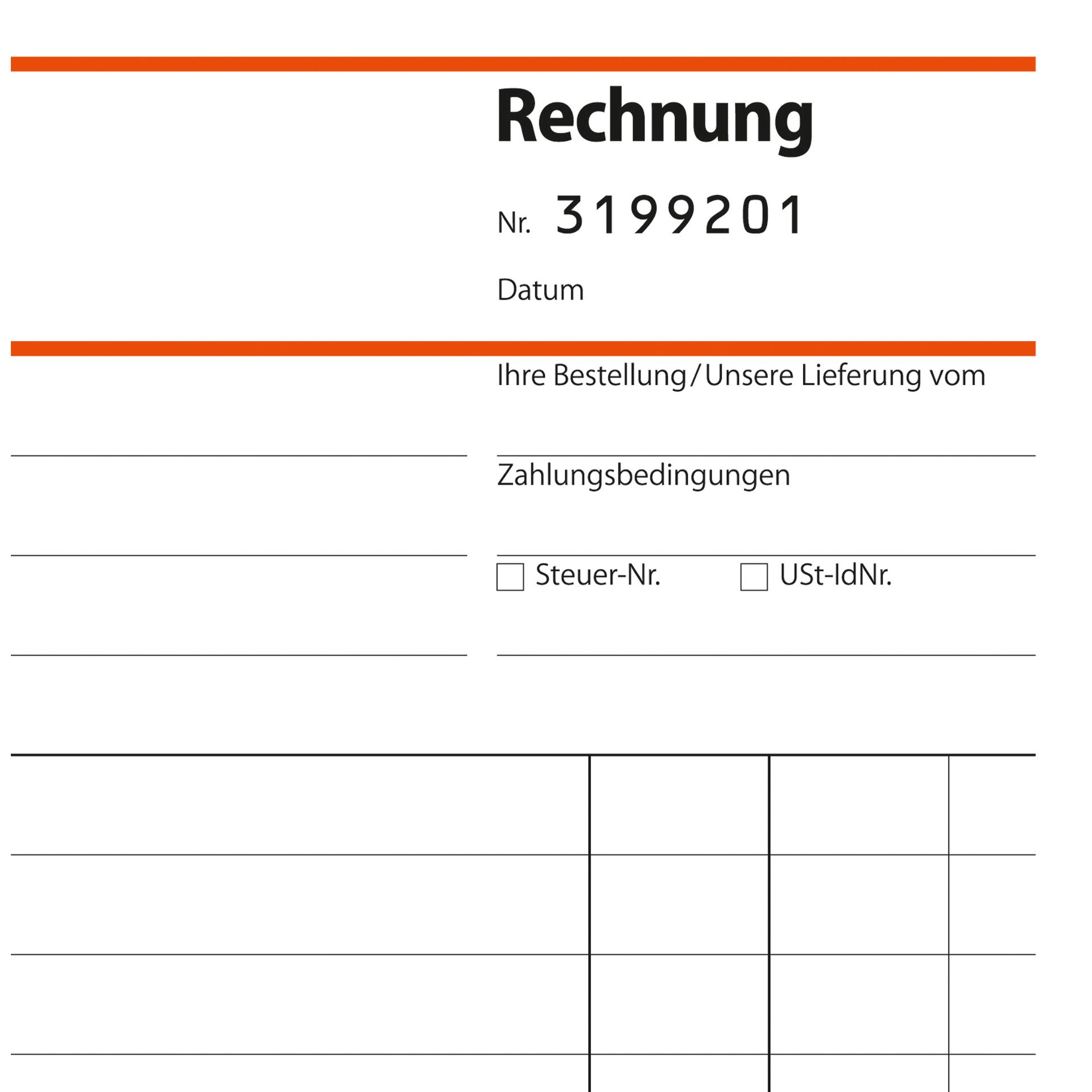 Rechnungsblock A5 sd 2x50Bl
