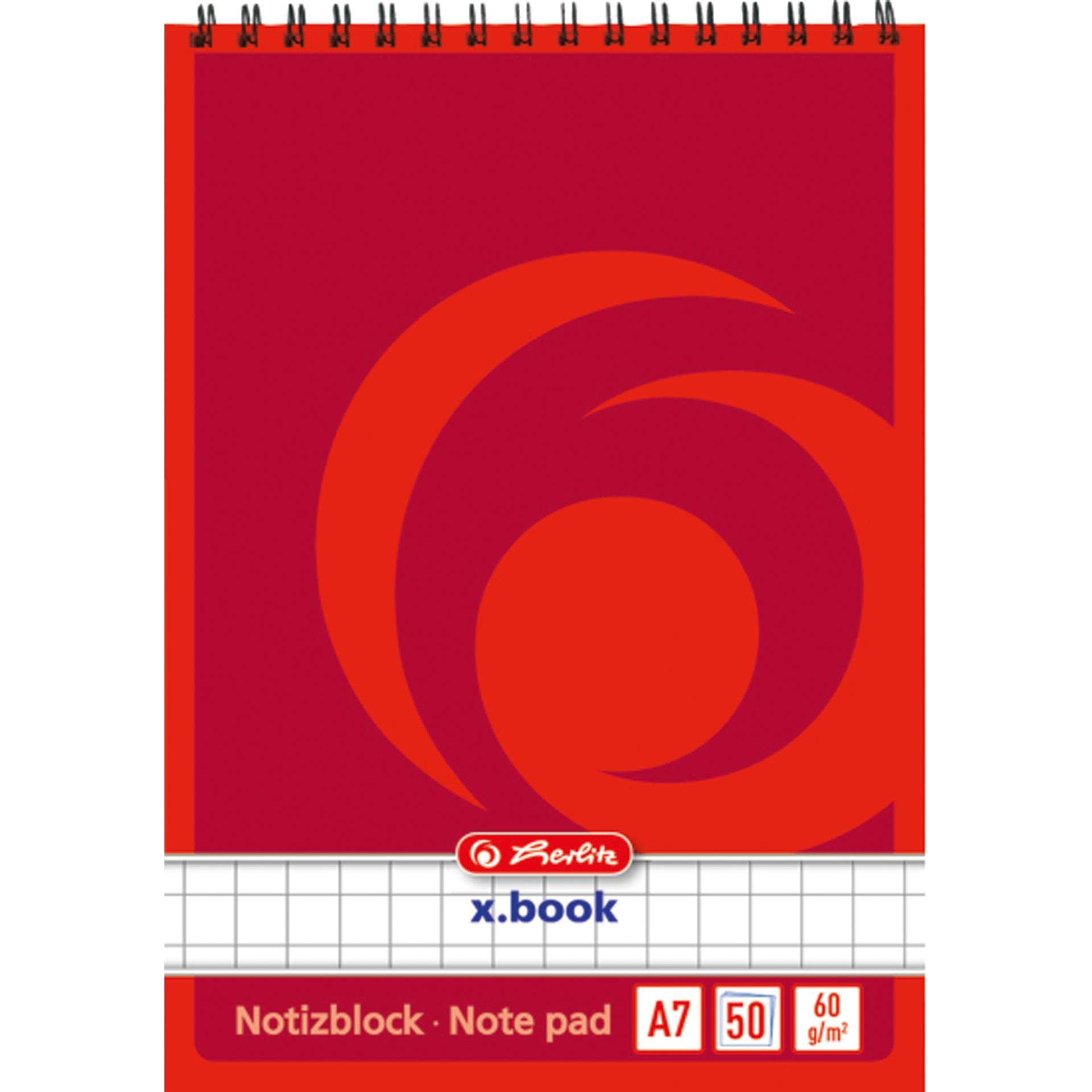 Notizblock DIN A7 50Blatt kariert weiß