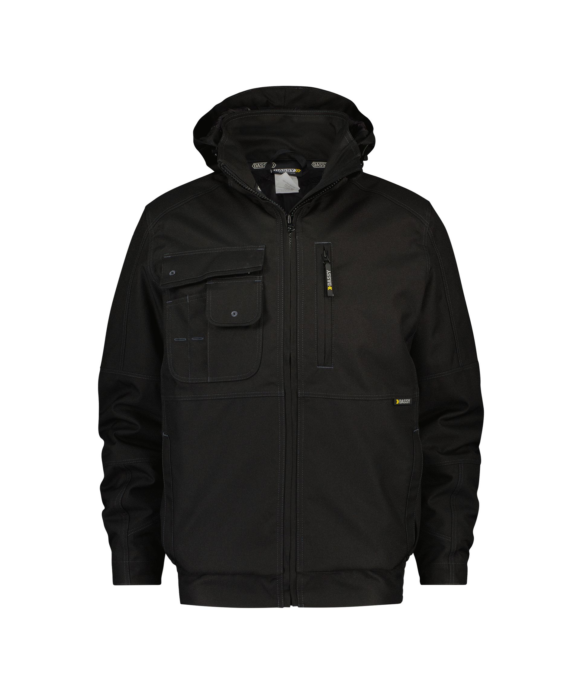 DASSY® Austin - Canvas Winterjacke - schwarz, Gr. 3XL