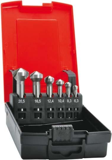 Kegelsenker-Set HSS 120Grad 6,3-20,5mm FORMAT