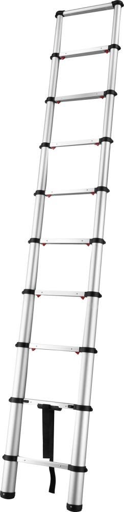 Teleskopleiter FORTIS 10 Sprossen Leiterlänge 0,75m eingef.Arbeitshöhe 2,93 m