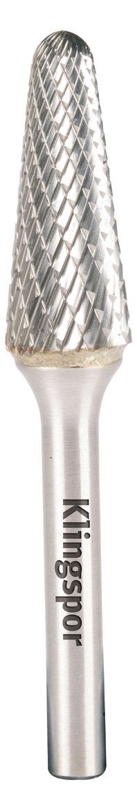 KLINGSPOR HM-Frässtift, Rundkegelform