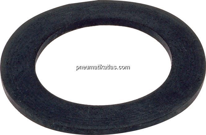 Dichtungen für PVC-U-Losflansche 20 mm (DN15), EPDM