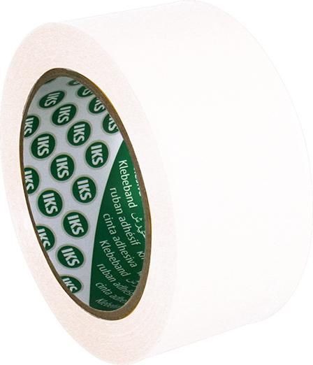 Weich-PVC-Abdeckklebeband50mm x 33m, weiß, gerilltNaturkautschukkleber