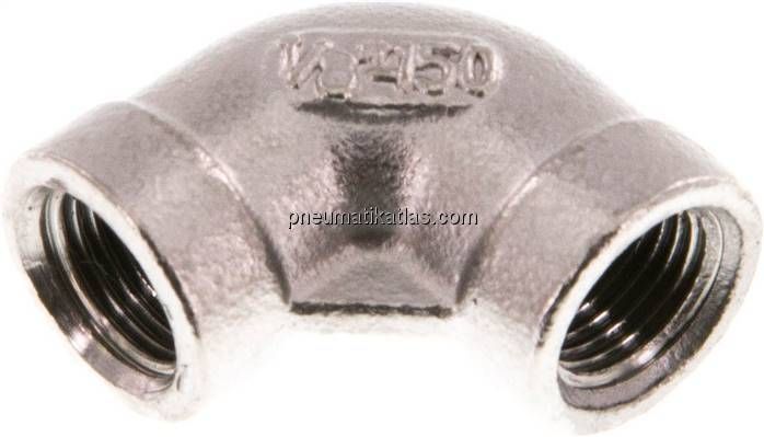 90°-Winkel Rp 1/8"-Rp 1/8", 1.4408
