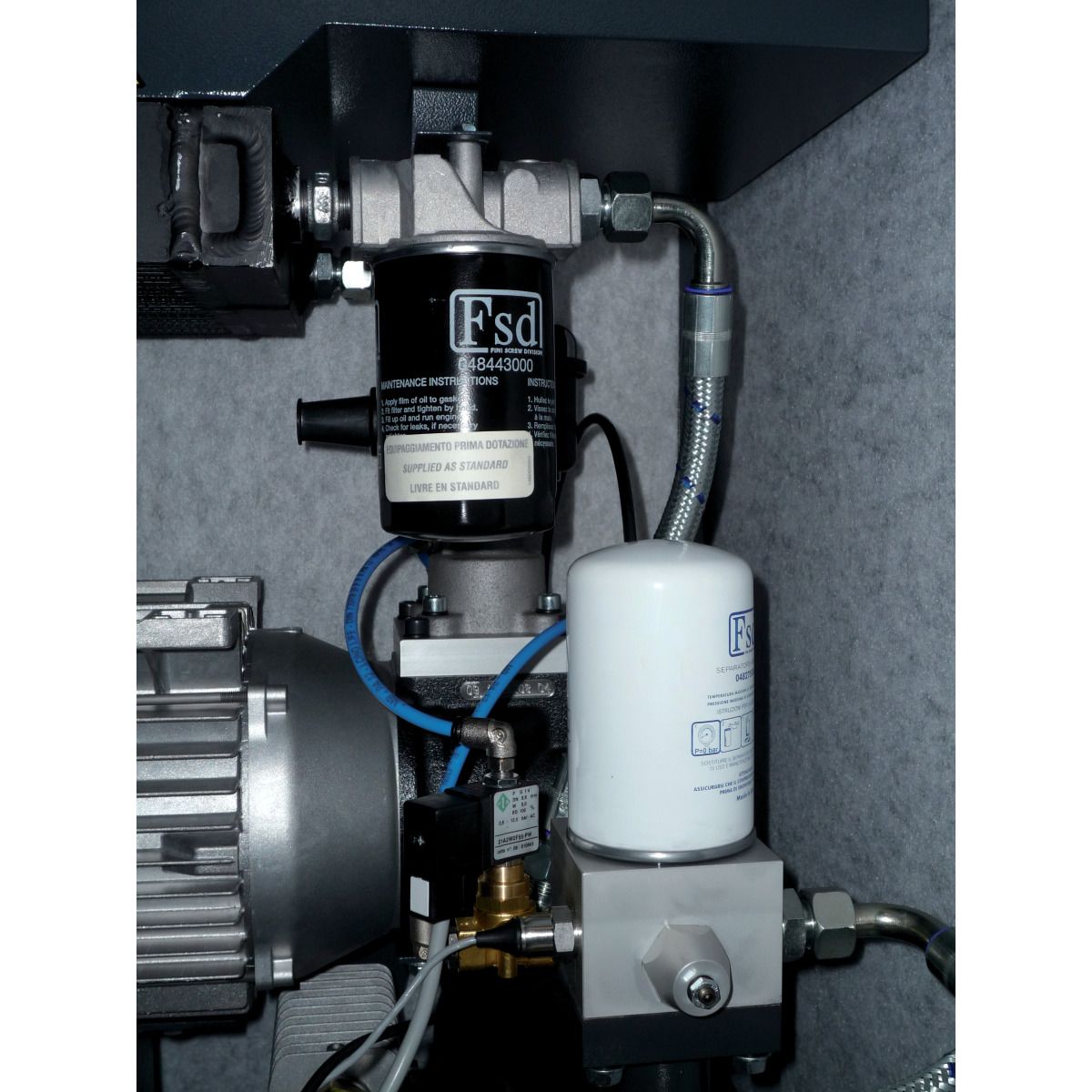 Schraubenkompressor mit Rippenbandriemenantrieb (Bodeninstallation) Aircraft A-PLUS 11-10