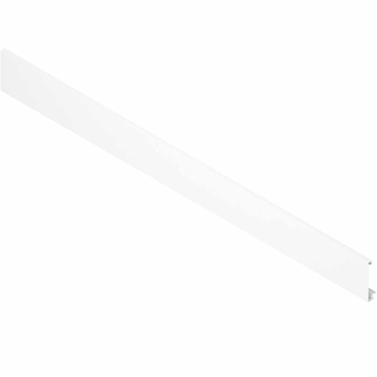 Vorderstück, für Innenschubkasten und Innenauszug mit Querreling, KB=1200 mm, zum Ablängen, für MERIVOBOX, seidenweiß matt