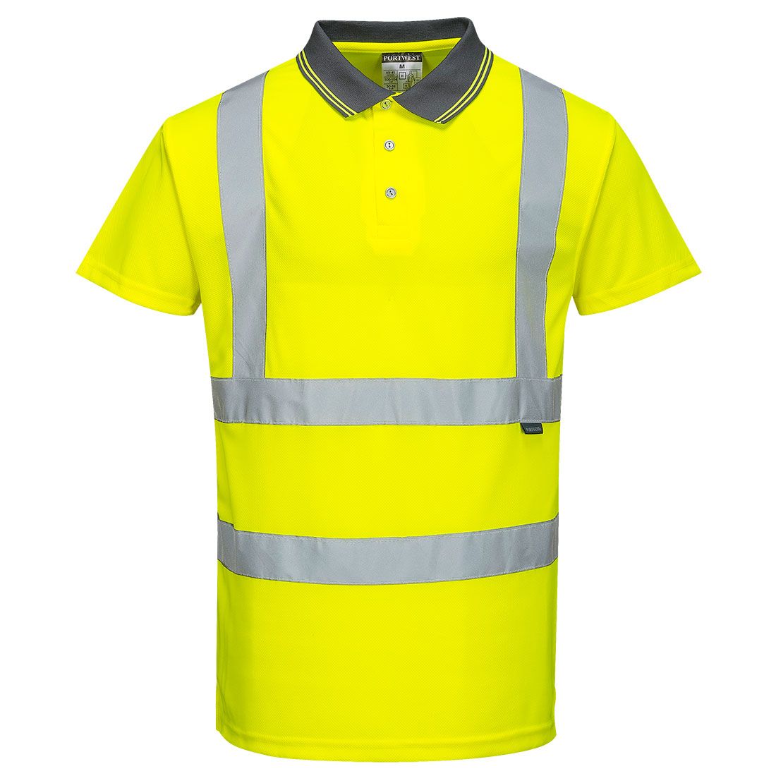 Portwest S477 Warnschutz-Polo-Shirt, Gelb, Gr. 3XL