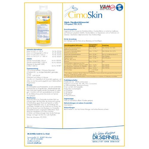 CIMOSKIN Flasche mit Sprühkopf 250 ml